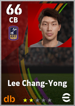 Lee Chang-Yong — CB, OVR 66, MAX 66