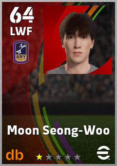 Moon Seong-Woo — LWF, OVR 64, MAX 64