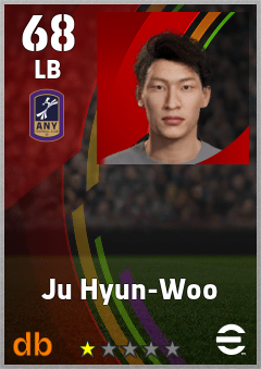Ju Hyun-Woo eFootball player card