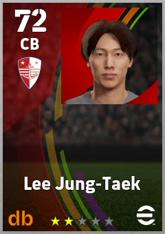 Lee Jung-Taek eFootball player card