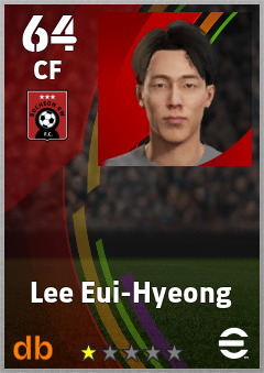 Lee Eui-Hyeong — CF, OVR 64, MAX 64