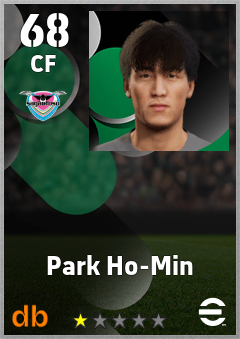 Park Ho-Min — CF, OVR 68, MAX 68