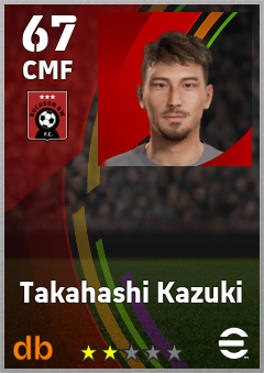 Takahashi Kazuki — CMF, OVR 67, MAX 67