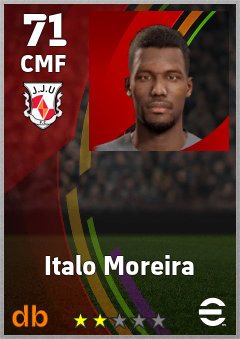 Italo Moreira — CMF, OVR 71, MAX 71