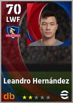 Leandro Hernández — LWF, OVR 70, MAX 70