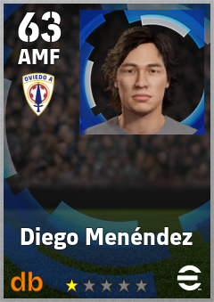Diego Menéndez — AMF, OVR 63, MAX 63