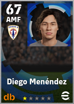 Diego Menéndez — AMF, OVR 67, MAX 67