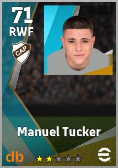 Manuel Tucker — RWF, OVR 71, MAX 71
