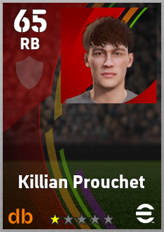Killian Prouchet — RB, OVR 65, MAX 65