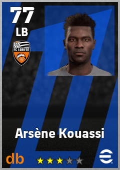 Arsène Kouassi eFootball player card