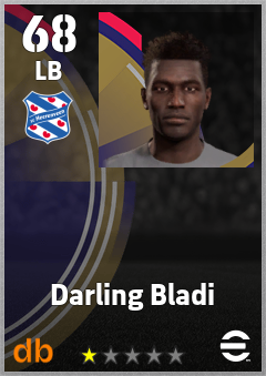 Darling Bladi — LB, OVR 68, MAX 68