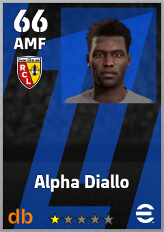 Alpha Diallo — AMF, OVR 66, MAX 66