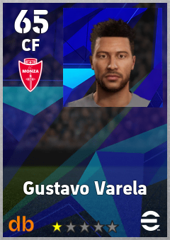 Gustavo Varela — CF, OVR 65, MAX 65