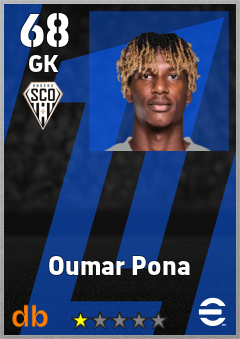 Oumar Pona — GK, OVR 68, MAX 68