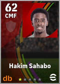 Hakim Sahabo eFootball player card