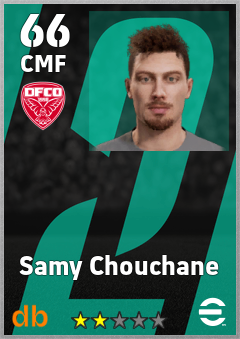 Samy Chouchane — CMF, OVR 66, MAX 66