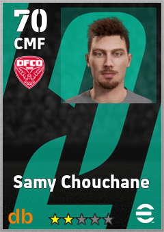 Samy Chouchane — CMF, OVR 70, MAX 70