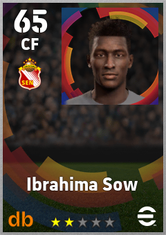 Ibrahima Sow — CF, OVR 65, MAX 65