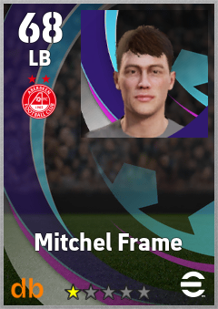 Mitchel Frame — LB, OVR 68, MAX 68