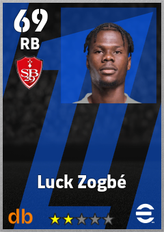 Luck Zogbé — RB, OVR 69, MAX 69