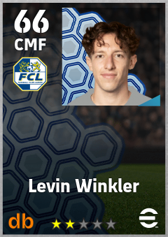 Levin Winkler — CMF, OVR 66, MAX 66