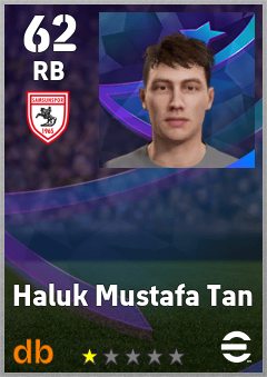 Haluk Mustafa Tan — RB, OVR 62, MAX 62