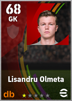 Lisandru Olmeta — GK, OVR 68, MAX 68