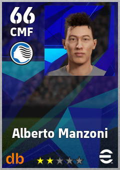 Alberto Manzoni — CMF, OVR 66, MAX 66