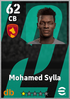 Mohamed Sylla — CB, OVR 62, MAX 62