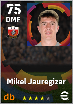 Mikel Jauregizar eFootball player card