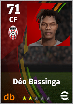 Déo Bassinga — CF, OVR 71, MAX 71