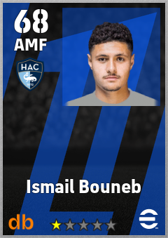 Ismail Bouneb — AMF, OVR 68, MAX 68