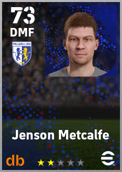 Jenson Metcalfe — DMF, OVR 73, MAX 73