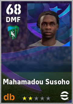 Mahamadou Susoho — DMF, OVR 68, MAX 68