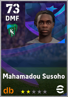 Mahamadou Susoho — DMF, OVR 73, MAX 73