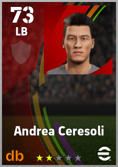 Andrea Ceresoli — LB, OVR 73, MAX 73