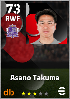 Asano Takuma eFootball player card