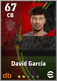 David García eFootball player card