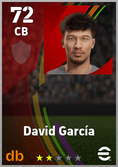 David García eFootball player card