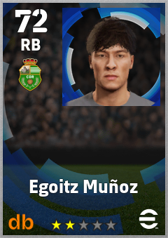 Egoitz Muñoz — RB, OVR 72, MAX 72