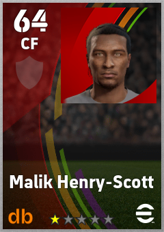 Malik Henry-Scott eFootball player card