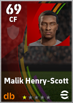 Malik Henry-Scott eFootball player card