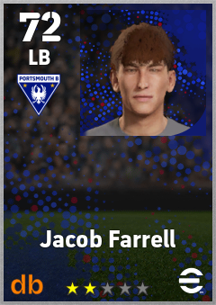 Jacob Farrell — LB, OVR 72, MAX 72