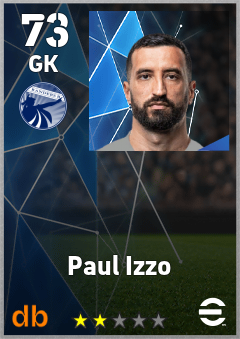 Paul Izzo — GK, OVR 73, MAX 73