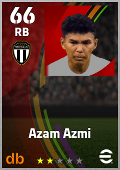Azam Azmi — RB, OVR 66, MAX 66