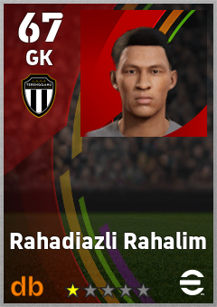 Rahadiazli Rahalim — GK, OVR 67, MAX 67