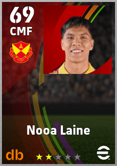 Nooa Laine — CMF, OVR 69, MAX 69