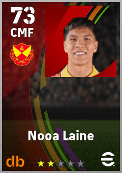 Nooa Laine — CMF, OVR 73, MAX 73