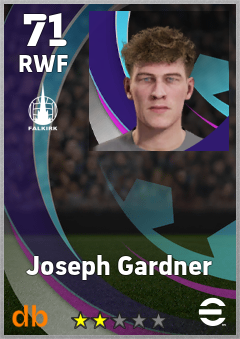Joseph Gardner eFootball player card