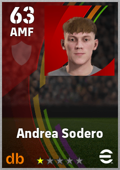 Andrea Sodero eFootball player card
